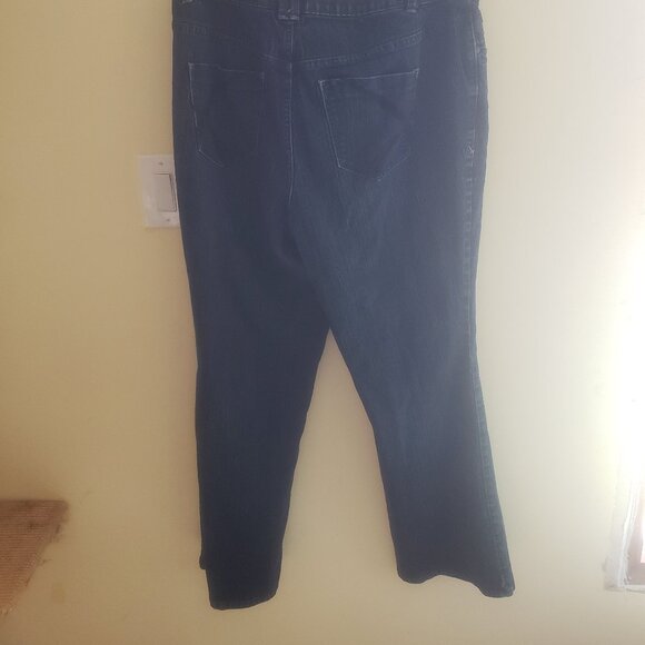 Lane Bryant Plus Size Boot Cut Jeans Tighter Tummy Technology - Picture 3 of 4